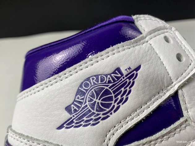 One Kick CD0461-151 HIGH 1 COURT PURPLE AIR RETRO JORDAN 0812